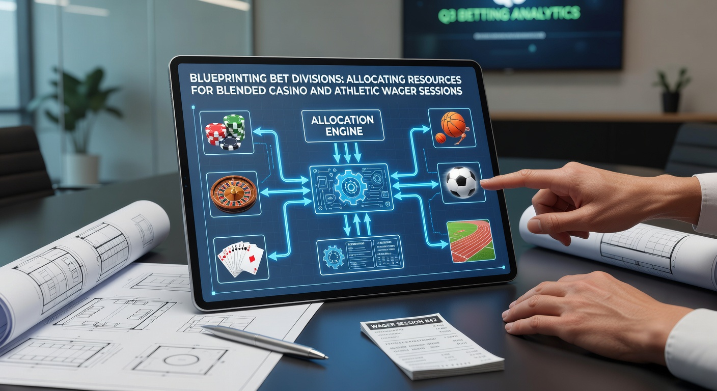 Diagram showing resource allocation across casino games and sports betting platforms