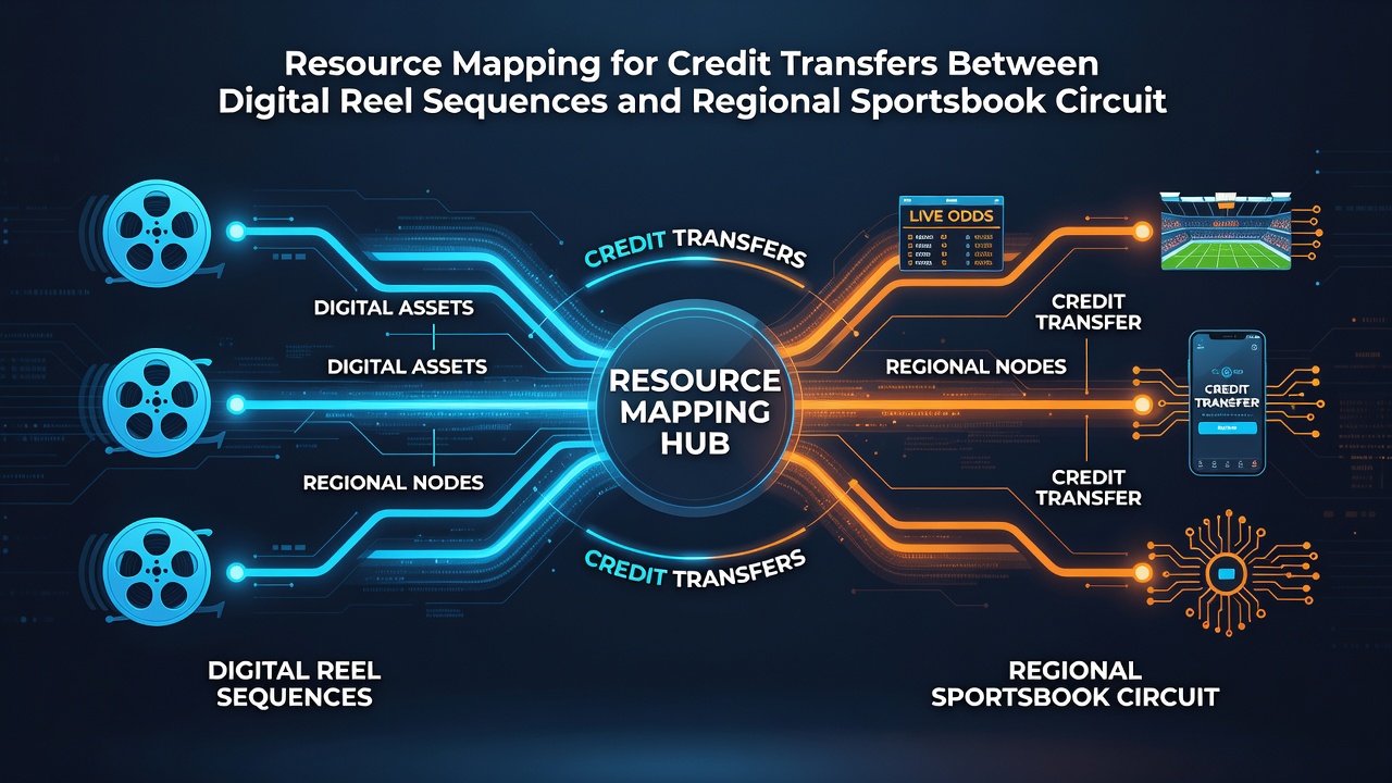 Flowchart illustrating resource allocation layers connecting reel sequences with regional betting circuits