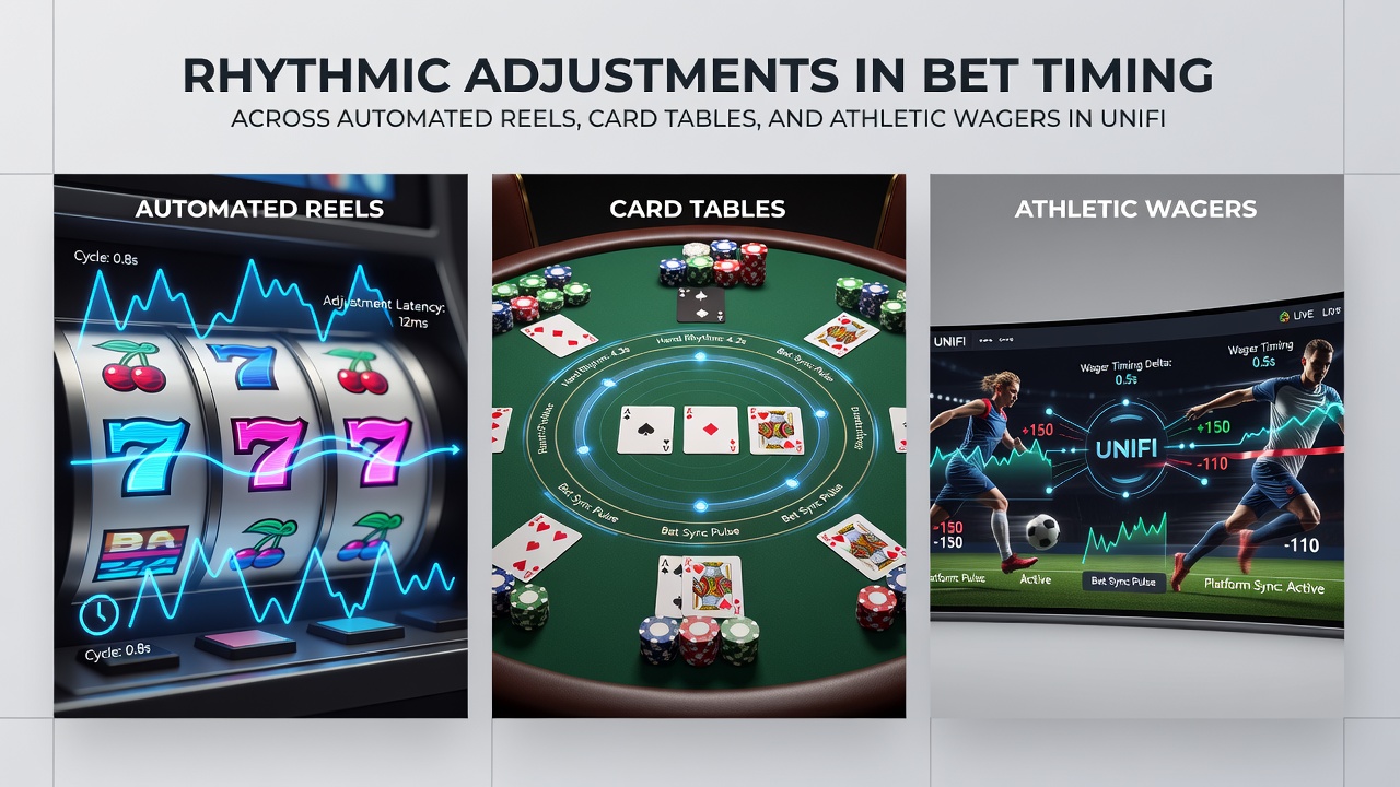 Data visualization of bet timing patterns across reels, tables, and sports wagers during multi-format sessions